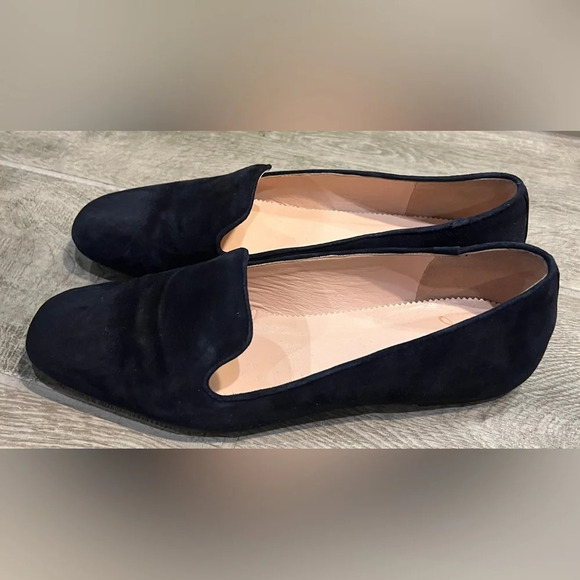 J Crew blue suede slip on shoes. Size 7 - Picture 3 of 9
